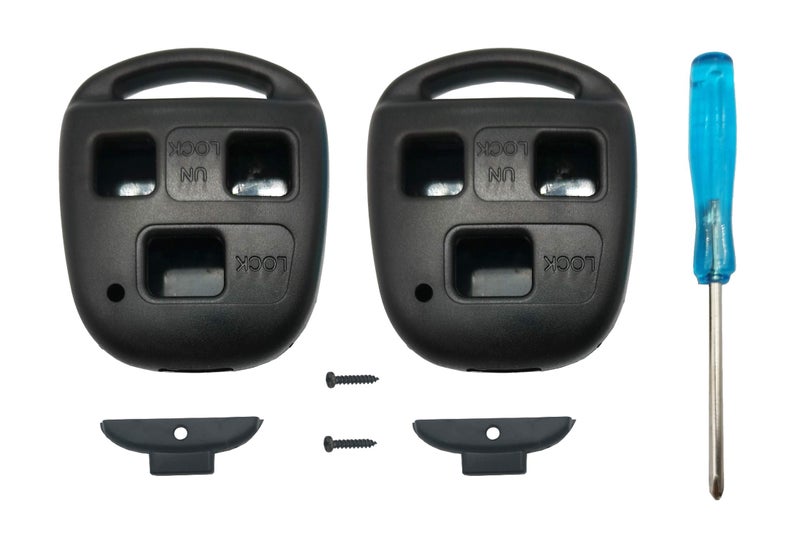 Arruweer غطاء مفتاح بديل مطور يناسب تويوتا لاند كروزر FJ كروزر مفتاح دخول عن بُعد مع مفك (2) - Image 1