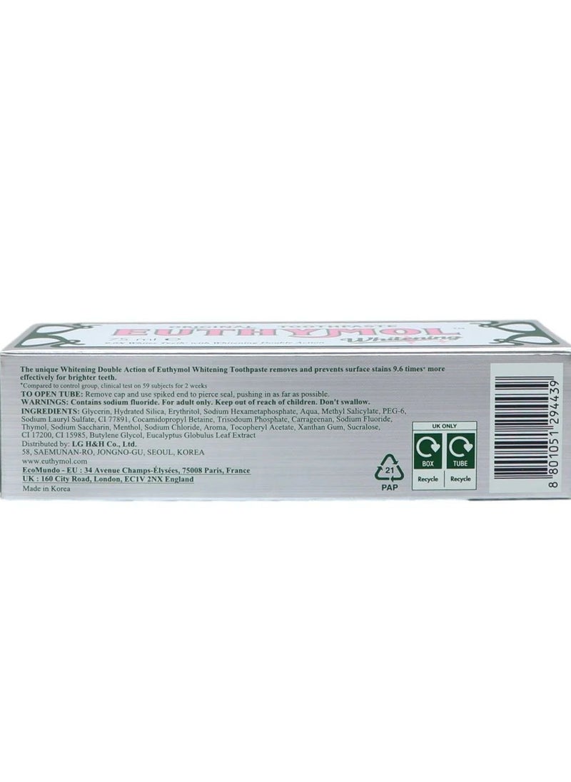 Euthymol Pack of 2 Euthymol Toothpaste 75ml Whitening  - Image 4