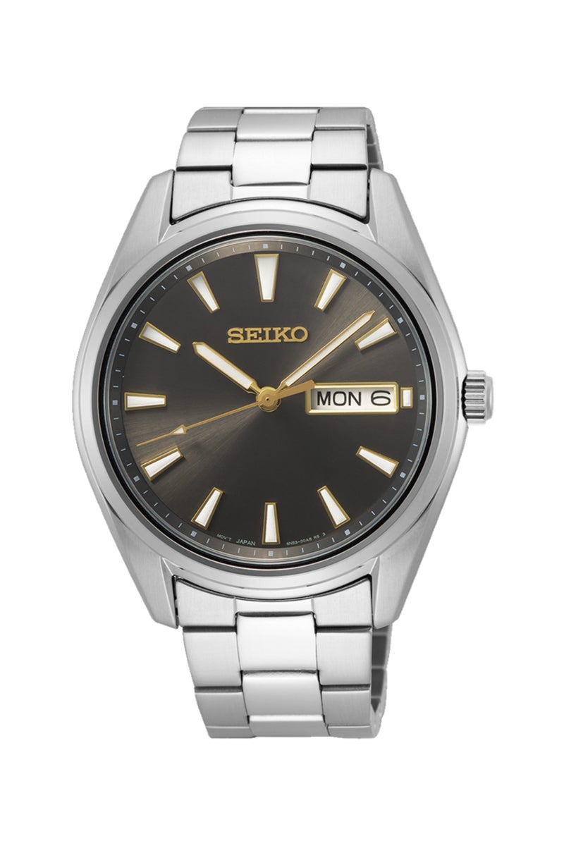 Seiko Conceptual Quartz Grey Dial Men’s Watch SUR343P1 - Image 1