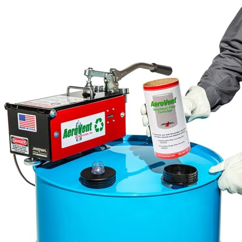 Newstripe AeroVent Safe2Vent Single Filter Assembly (Part #10004701) | Fits Single-Can Systems | Reusable Top, Base & Filter Cartridge | Viz-a-Ball Indicator | Compliant in All 50 States | Made in USA - Image 3