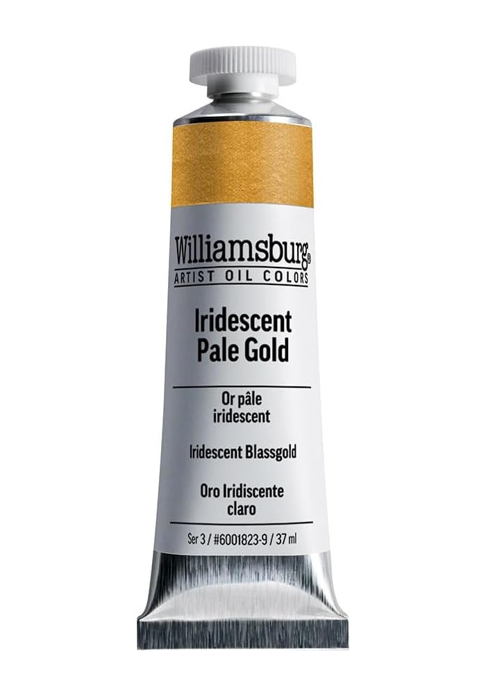 Williamsburg Artist Oil Colors - Iridescent Pale Gold, 37ml Tube - Image 1