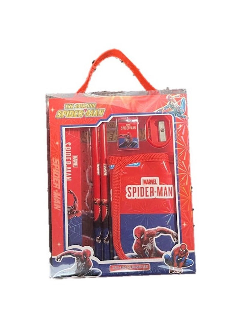 Huitich 6-Piece Spider-Man Style Stationery Kit for Kids - Image 1
