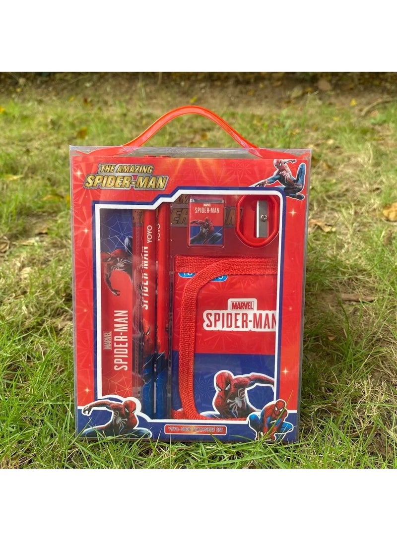 Huitich 6-Piece Spider-Man Style Stationery Kit for Kids - Image 2