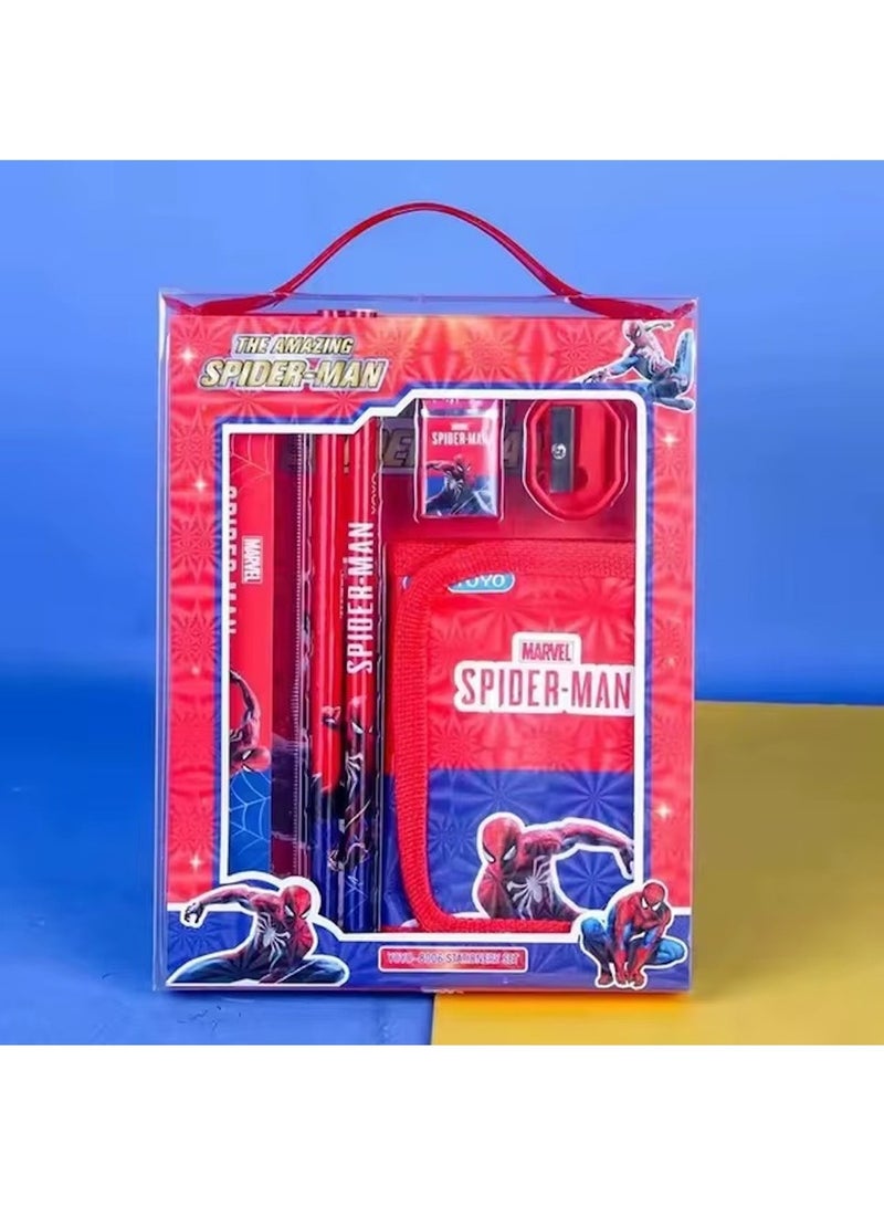 Huitich 6-Piece Spider-Man Style Stationery Kit for Kids - Image 3