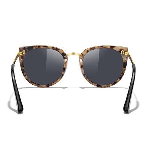 MERRY'S Girls Cat Eye Sunglasses for kids Children Polarized Sunglasses S7000 (Leopard Frame, 49) - Image 5