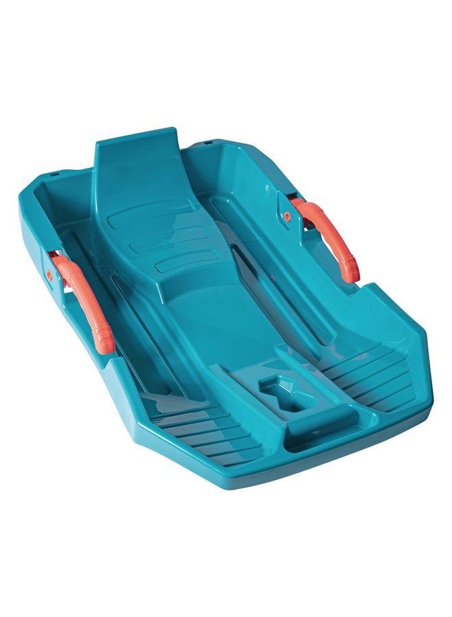 AL SANIDI Children's skateboard, Plastic skateboard, Turquoise, Size63*42*14Cm - Image 1
