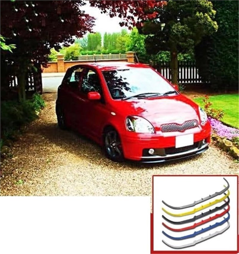 Wivplex Yellow Front Spoiler Lip Splitter for Toyota Yaris MK1 - Image 5