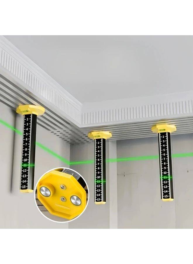 Heavy Duty Black Green Laser Level Tool for Floor Tile Installation and Plastering - Image 1