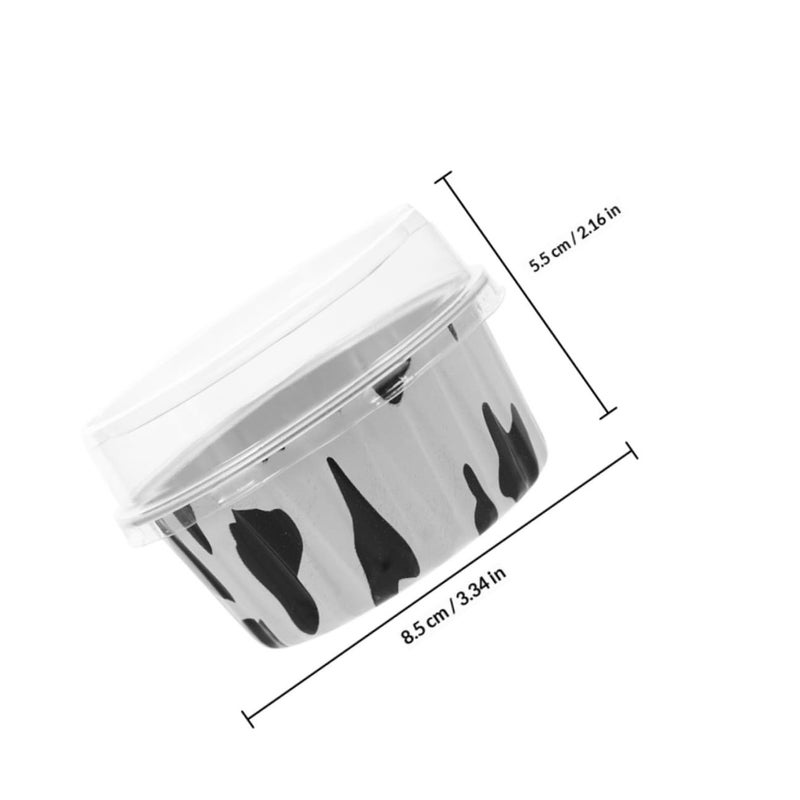 25 Pcs Aluminum Foil Baking Cups Thickened Pudding Muffin Liners For Party Cake Baking - Image 3