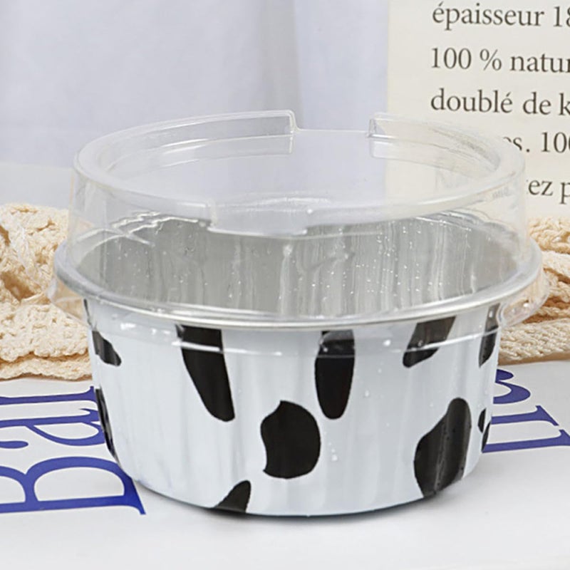 25 Pcs Aluminum Foil Baking Cups Thickened Pudding Muffin Liners For Party Cake Baking - Image 5