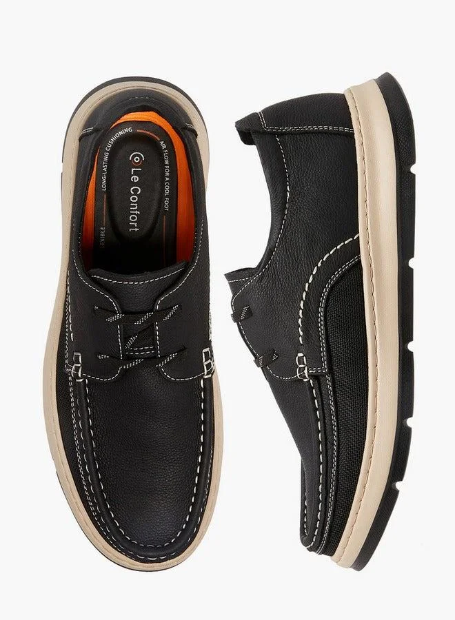 لو كونفورت أحذية رياضية بدون أربطة بلون سادة