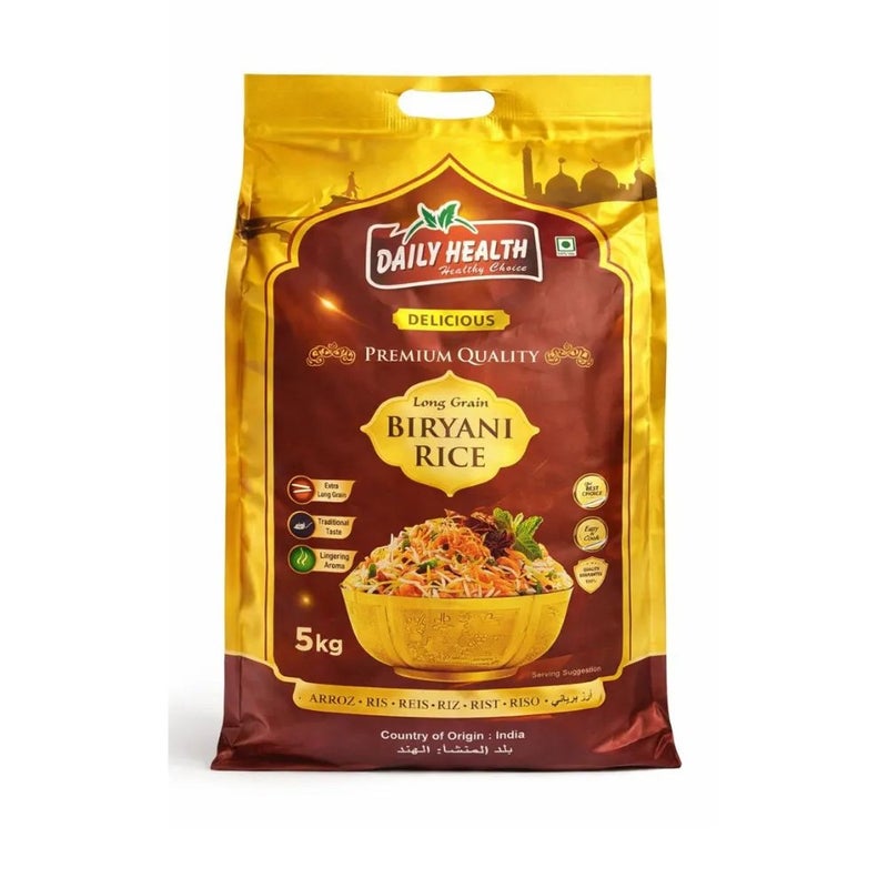 Daily Health Premium Quality Delicious Long Grain Biryani Rice- 5kg