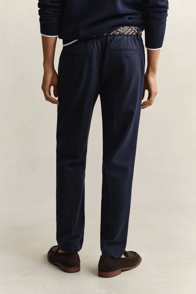 GANT  Slim Smart Cotton Lyocell Pants for Men | Best Price UAE
