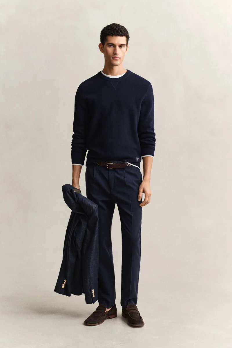 غانت Slim Smart Cotton Lyocell Pants