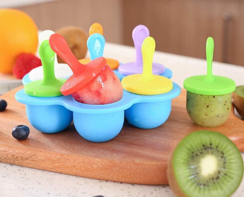 Stewit® Reusable Silicone Popsicle Mould Set - Fun Kulfi Maker for Kids & Adults | Easy Release & Bright Blue Color (1 Piece) - Image 3