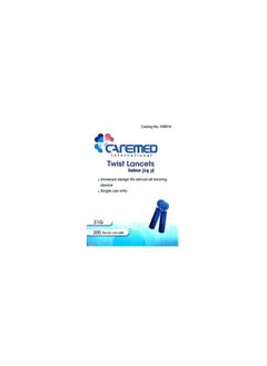 CAREMED twist sterile blood lancet 200Piece 