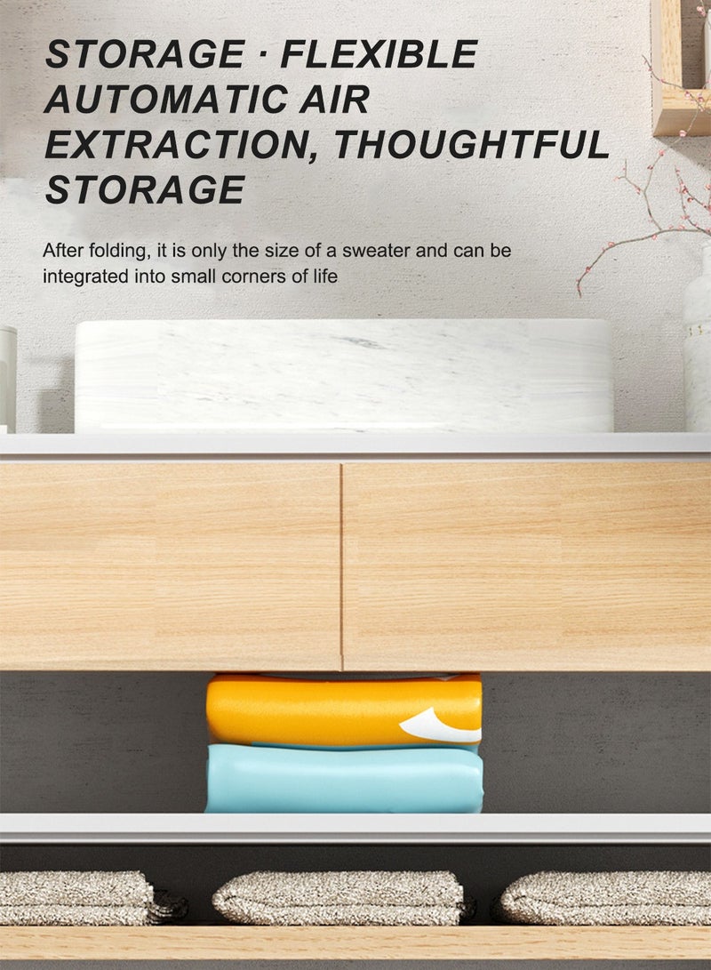 ما بيبي حمام سباحة خارجي قابل للطي بطول 2.1 متر، مركز لعب للأطفال قابل للنفخ مع شريحة ظل قابلة للفصل للأطفال، حفرة كروية للاستخدام الداخلي، جهاز نفخ لاسلكي - Image 5