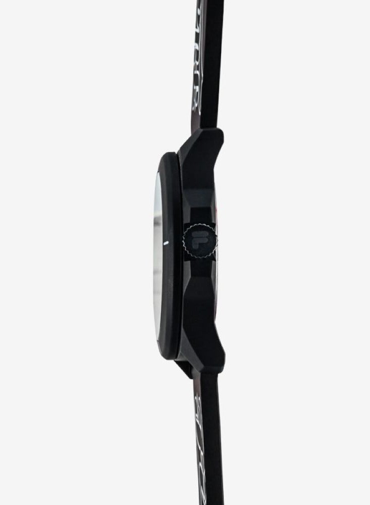 فيلا ساعة فيلا للجنسين بحزام سيليكون أسود، مقاس 43 مم - Image 3