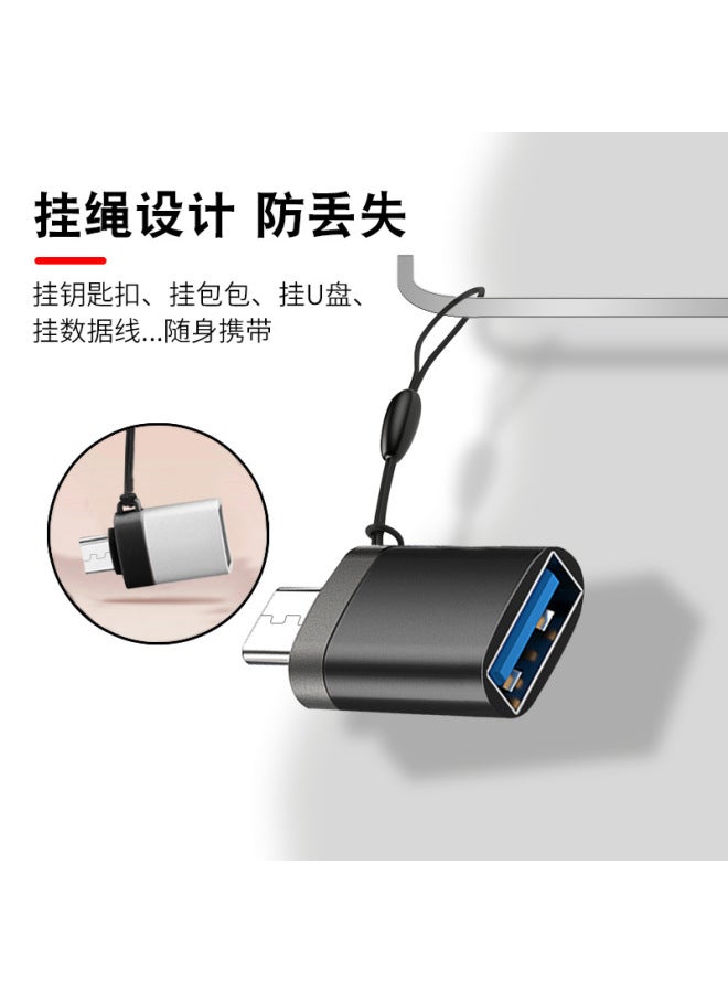 Otg Adapter Typec Interface Data Cable Usb Mobile Phone Computer Tablet Converter Connection Portable Disk Transmission - Image 5