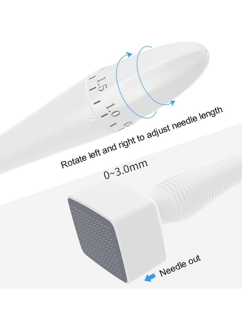 ATRJSZ 140 Adjustable Stamp Pins,for Hair, Beard Growth, Face, Body - Best Derma Roller Alternative - Image 2