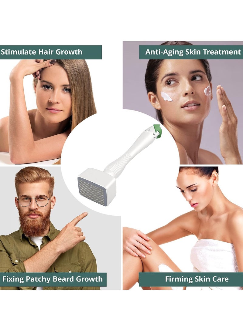 ATRJSZ 140 Adjustable Stamp Pins,for Hair, Beard Growth, Face, Body - Best Derma Roller Alternative - Image 4