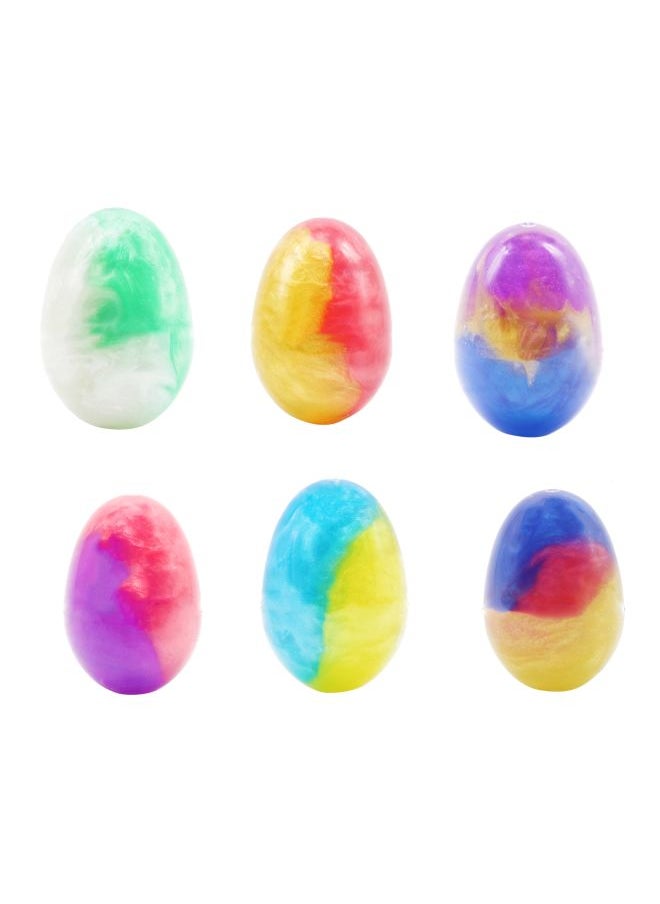 NIBEMINENT Pack Of 6 Egg Shaped Stress Relief Toy  - Image 1