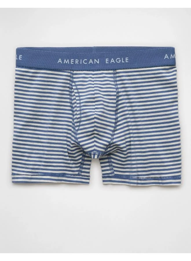American Eagle AEO Men's Striped 4.5" Classic Boxer Brief