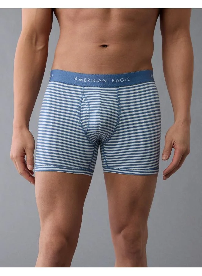 American Eagle AEO Men's Striped 4.5" Classic Boxer Brief