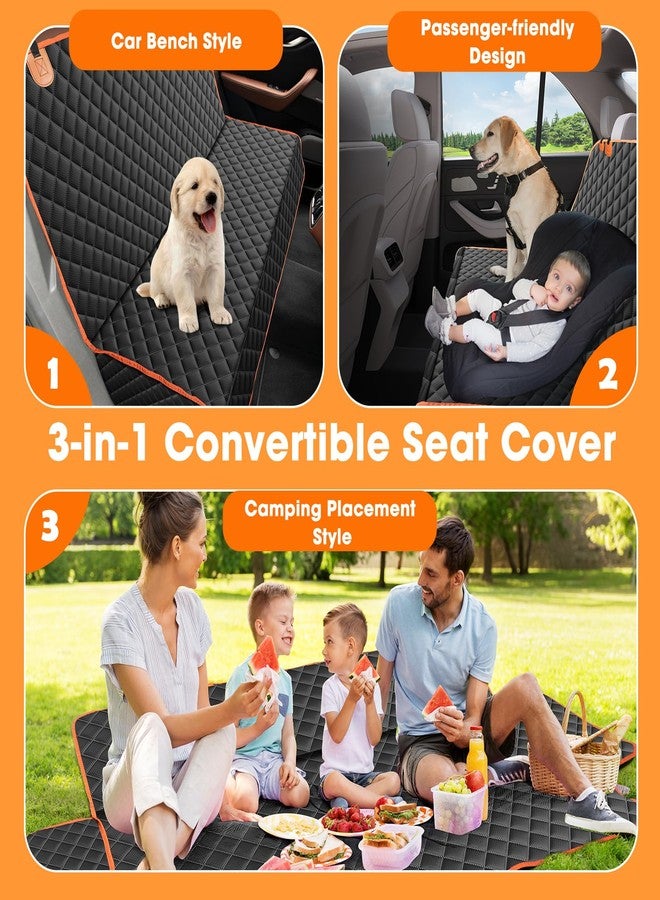MIXJOY Truck Back Seat Cover for Dogs, Waterproof Pet Seat Covers for Trucks, Dog Cover for Truck Back Seat, Nonslip Pet Bench Seat Cover for Ford F150 F250 F350/Chevrolet Silverado/GMC/Ram - Image 3