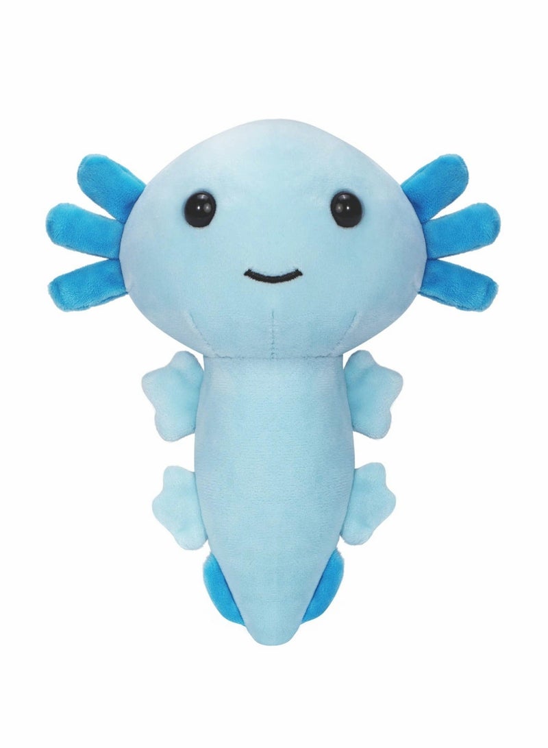 كابتن تيك 8 Inch Axolotl Stuffed Animal Soft Plush Squishy Toy Animals Throw Pillow Doll Cute Plushies Room Decor Great Gifts for Kids Birthday Blue - Image 1