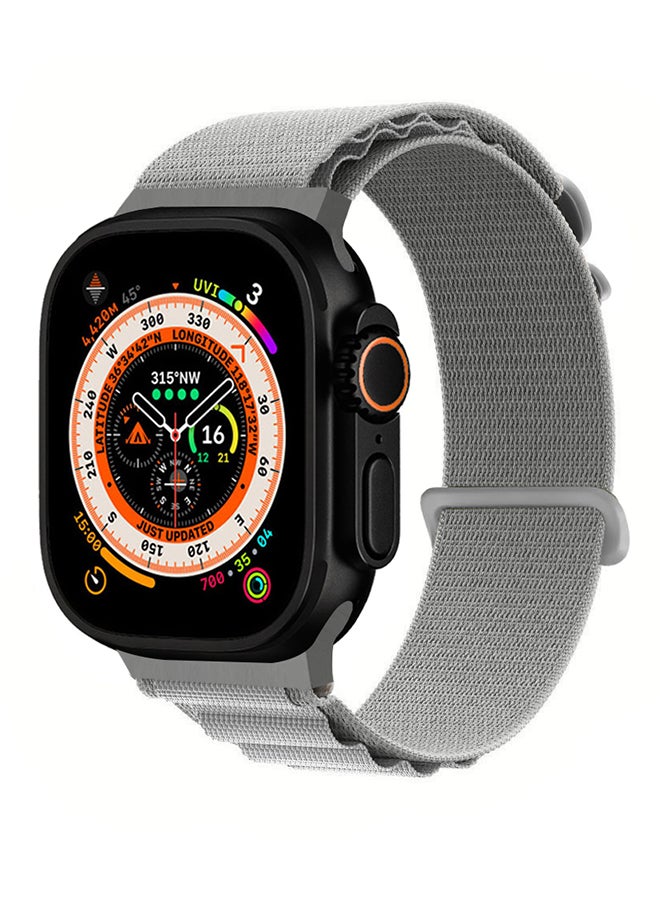 Generic Alpine Loop Band For Apple Watch Band 49mm/45mm/44mm/42mm Nylon Woven Sport Strap Compatible with iWatch Series Ultra2/Ultra/8/7/SE/6/5/4/3/2/1 Adjustable Strap  - Image 2