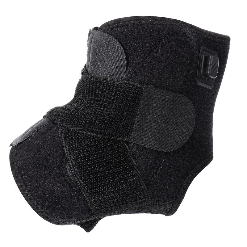 Heated Ankle Brace Support Wrap for Sprain Injury with Adjustable Compression, Black Electric Heating Ankle Stabilizer for Arthritis and Relief - Image 1