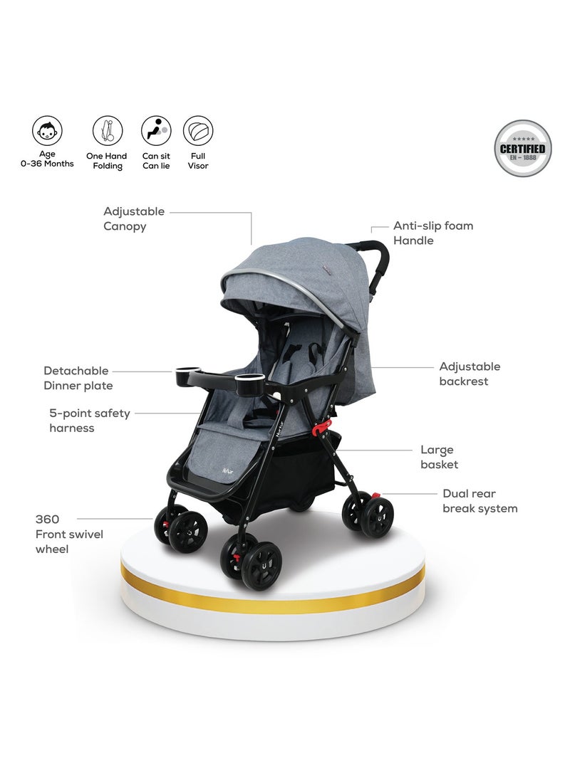 Nurtur Baby Stroller Storage Basket Removable food tray 5 Point Safety Harness Compact Design Multicolor - pzsku/Z26EE8A1F6BED2BEC3AAFZ/45/_/1695824016/5fbf9566-8a33-4548-9c54-2e27dd7868ab