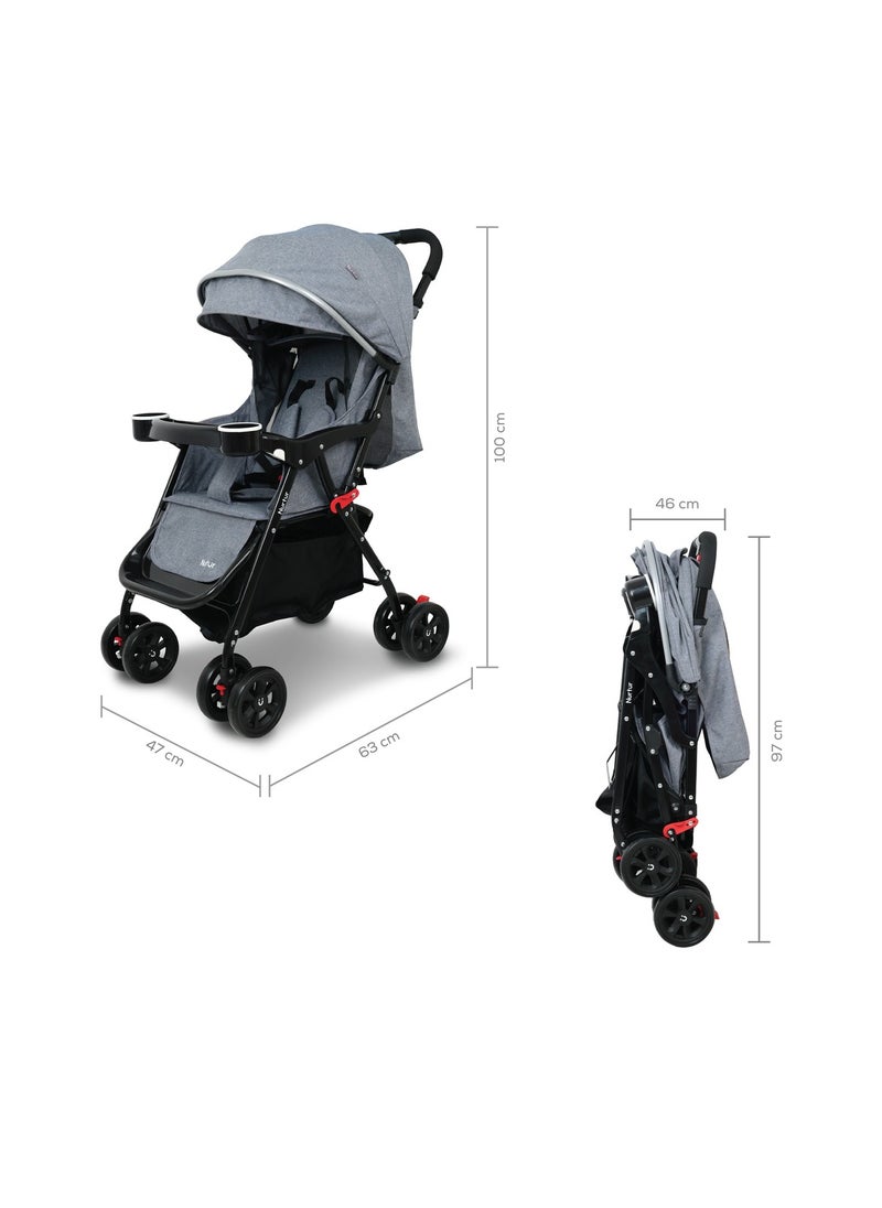 Nurtur Baby Stroller Storage Basket Removable food tray 5 Point Safety Harness Compact Design Multicolor - pzsku/Z26EE8A1F6BED2BEC3AAFZ/45/_/1695824018/19a5cf3b-2860-4e20-ac57-da8502666680