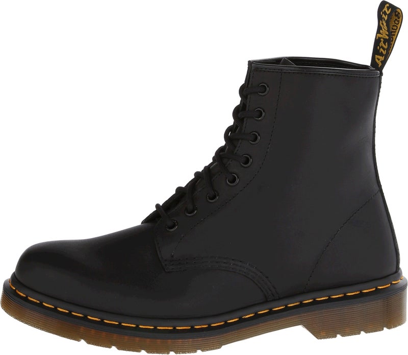 Dr Martens حذاء دكتور مارتنز يونيكس 1460 جلد دهني 8 عيون، أسود، 15 نساء/14 رجال - Image 2