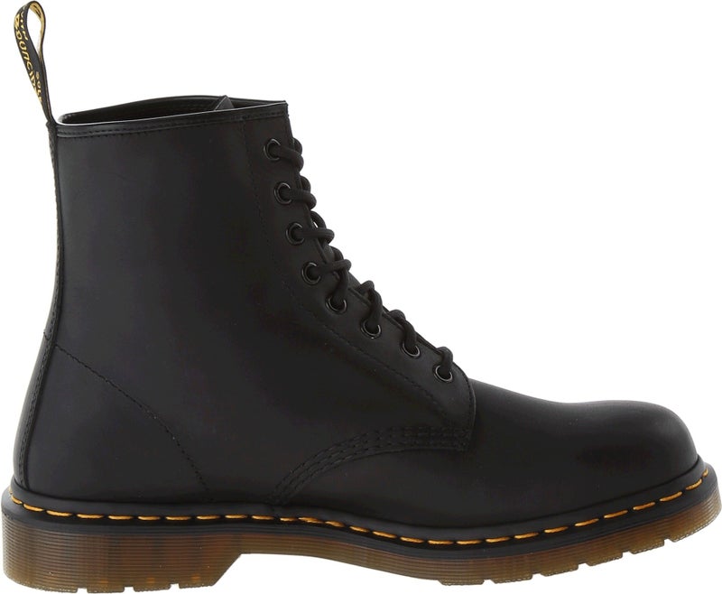 Dr Martens حذاء دكتور مارتنز يونيكس 1460 جلد دهني 8 عيون، أسود، 15 نساء/14 رجال - Image 3