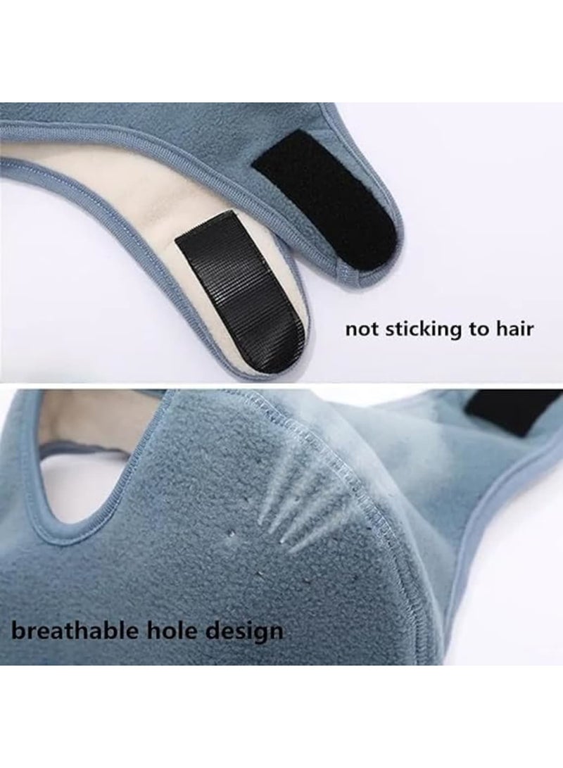 SYOSI Winter Face Mask, Fleece Full Face Cover for Cold Weather, Windproof Thermal Balaclava with Breathable Design, Outdoor Ski Cycling Hiking Gear for Men and Women, 2 Pack Black - Image 5