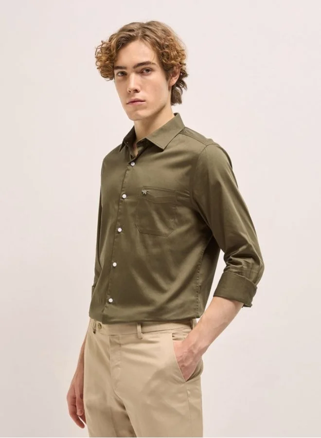 THE BEAR HOUSE Men's Shirt for Casual and Formal Wear | Classic Button-Down Style for Office, Daily Use, Travel, Events & All-Season Outfits | Versatile & Stylish Wardrobe Essential for Every Occasion