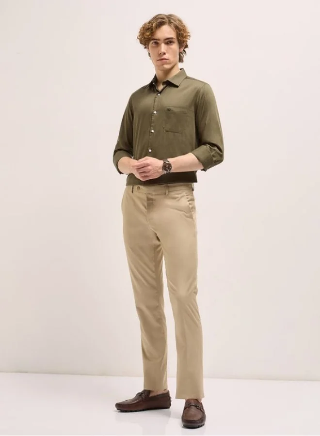 THE BEAR HOUSE Men's Shirt for Casual and Formal Wear | Classic Button-Down Style for Office, Daily Use, Travel, Events & All-Season Outfits | Versatile & Stylish Wardrobe Essential for Every Occasion