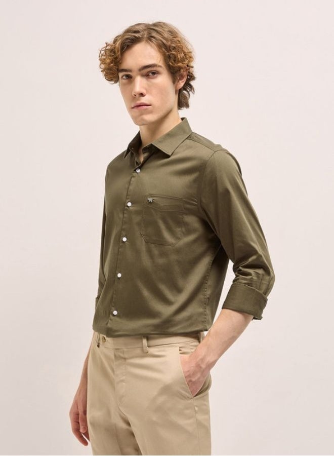 THE BEAR HOUSE Men's Shirt for Casual and Formal Wear | Classic Button-Down Style for Office, Daily Use, Travel, Events & All-Season Outfits | Versatile & Stylish Wardrobe Essential for Every Occasion - Image 1