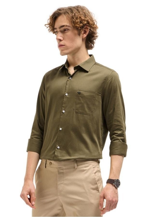 THE BEAR HOUSE Men's Shirt for Casual and Formal Wear | Classic Button-Down Style for Office, Daily Use, Travel, Events & All-Season Outfits | Versatile & Stylish Wardrobe Essential for Every Occasion - Image 3