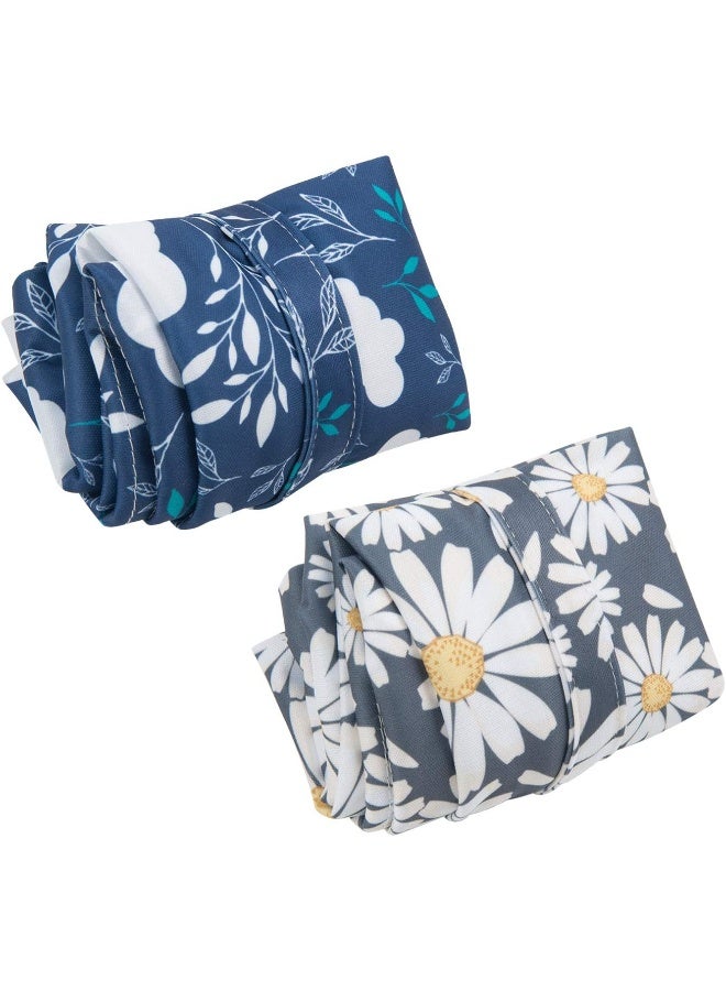 ALVABABY ALVABABY 2pcs Cloth Diaper Wet Dry Bags Waterproof Reusable with Two Zippered Pockets Travel Beach Pool Daycare Soiled Baby Items Yoga Gym Bag for Swimsuits or Wet Clothes  - Image 2