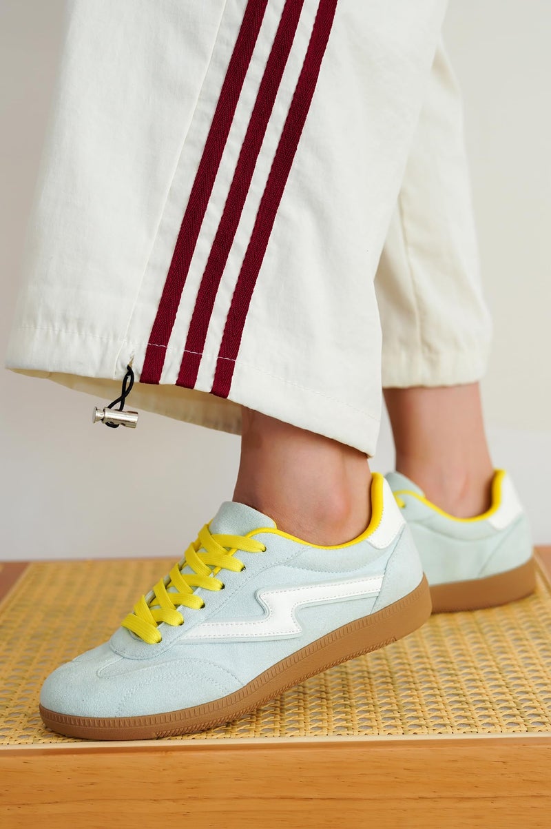 Project Cloud Fashion Sneakers for Women 2026 - Lace-Up Shoes Trendy Women Sneakers with Memory Foam Insole Women's Fashion Sneakers Non-Slip Womens Shoes (Irita, LIMEMICRO,6) - Image 2