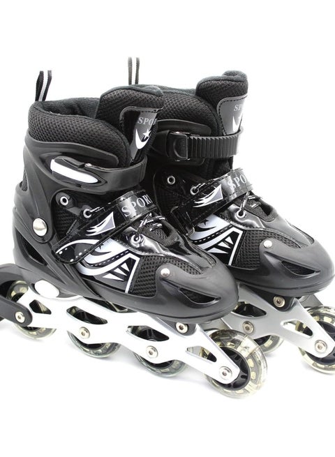Adjustable Inline Roller Skates Men and Women Flat Flower Skates Professional Single Row Fancy Roller Skates Inline Skater Beginners