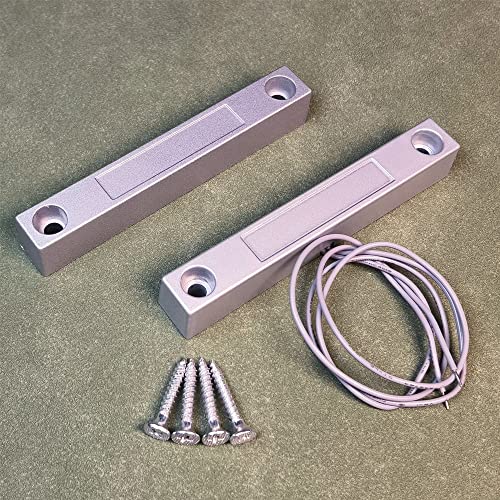 Gebildet Home Security Wired Rolling Door Contact Magnetic Reed Switch MC58 Alarm Sensor Magnetic Switch with 2 Wires for NC Applications - Image 3