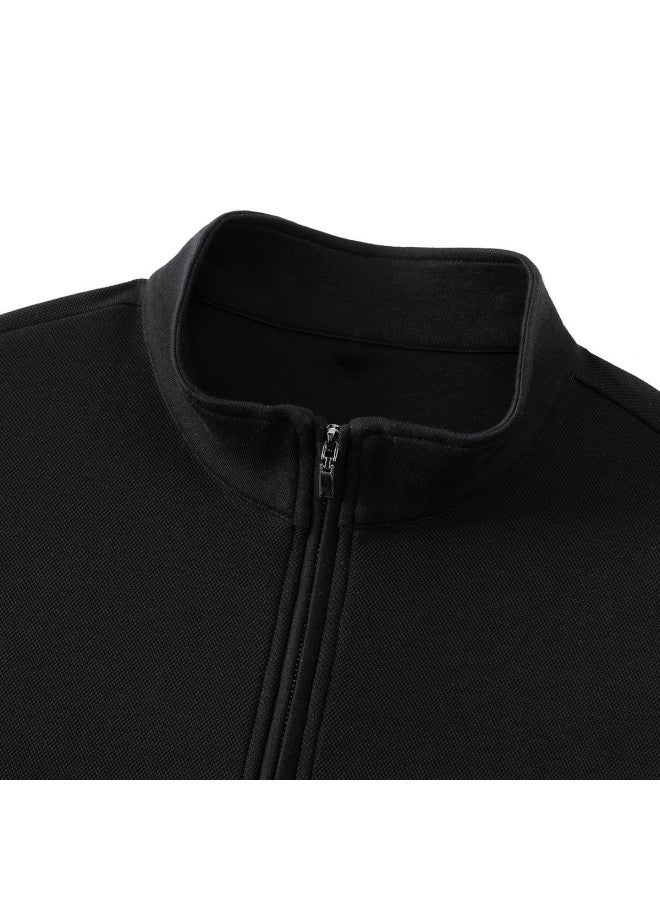 Tucano summer Warmth Men's Casual Half-zip Collar T-shirt Dad's Outfit - Image 4