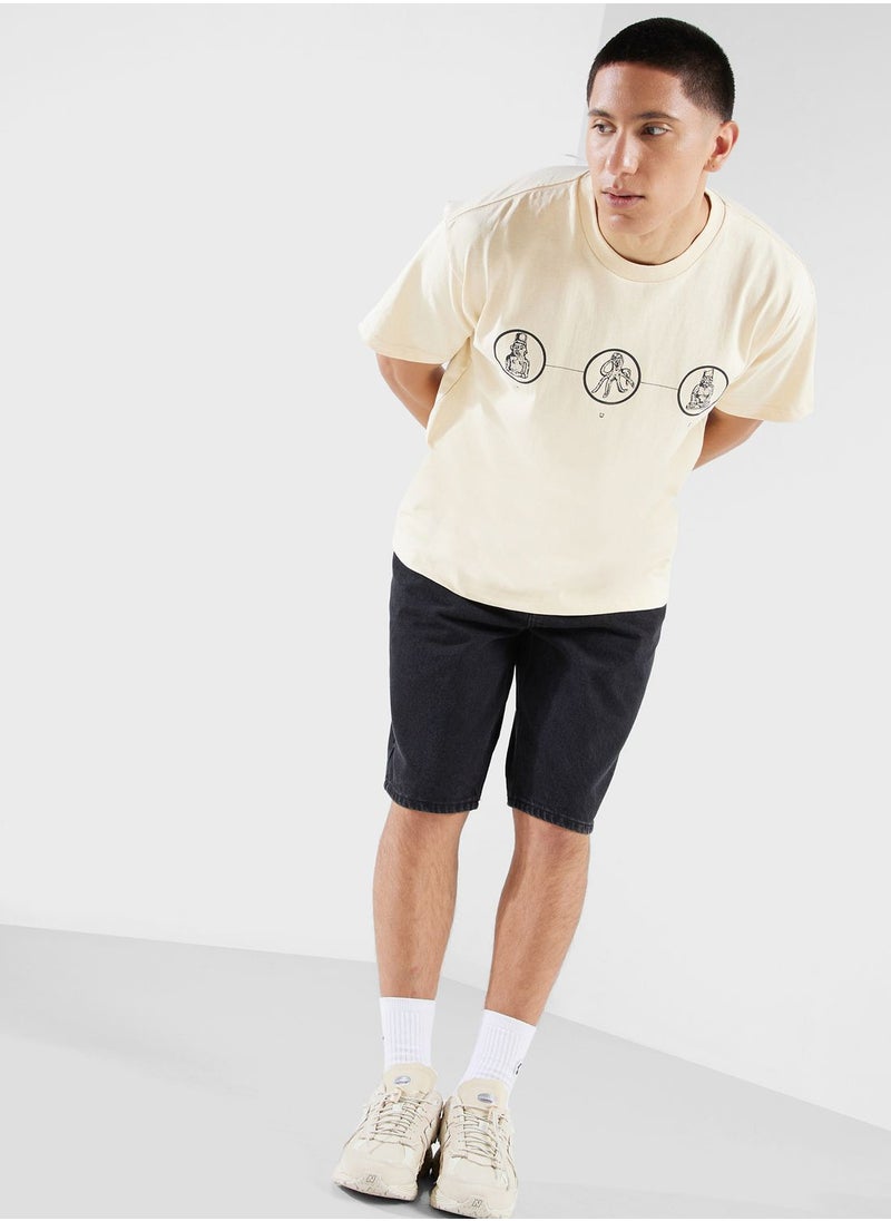 HUF - Diagram Drawing T-Shirt - Image 1