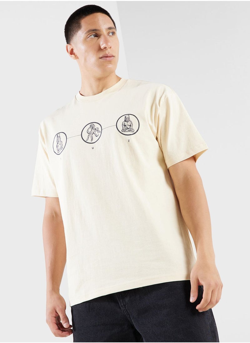 HUF - Diagram Drawing T-Shirt - Image 1