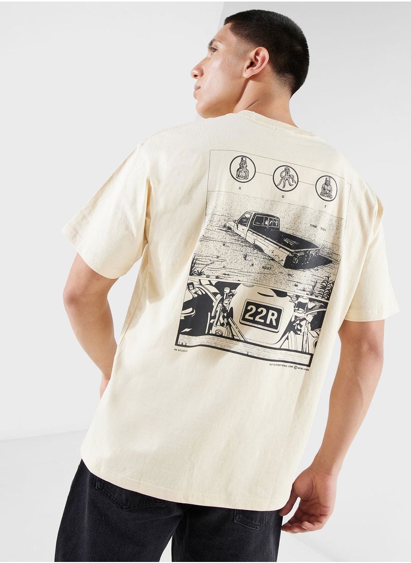HUF - Diagram Drawing T-Shirt - Image 1