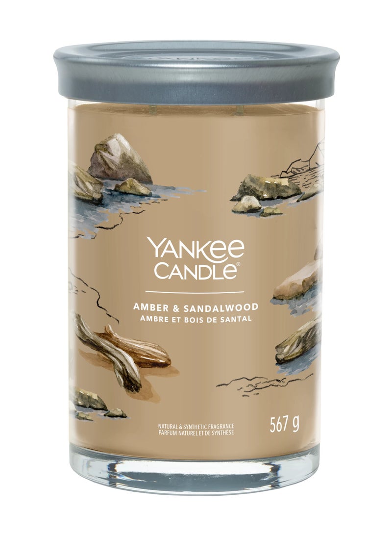 YANKEE CANDLE Amber & Sandalwood Candel Jar 567 G - Image 4